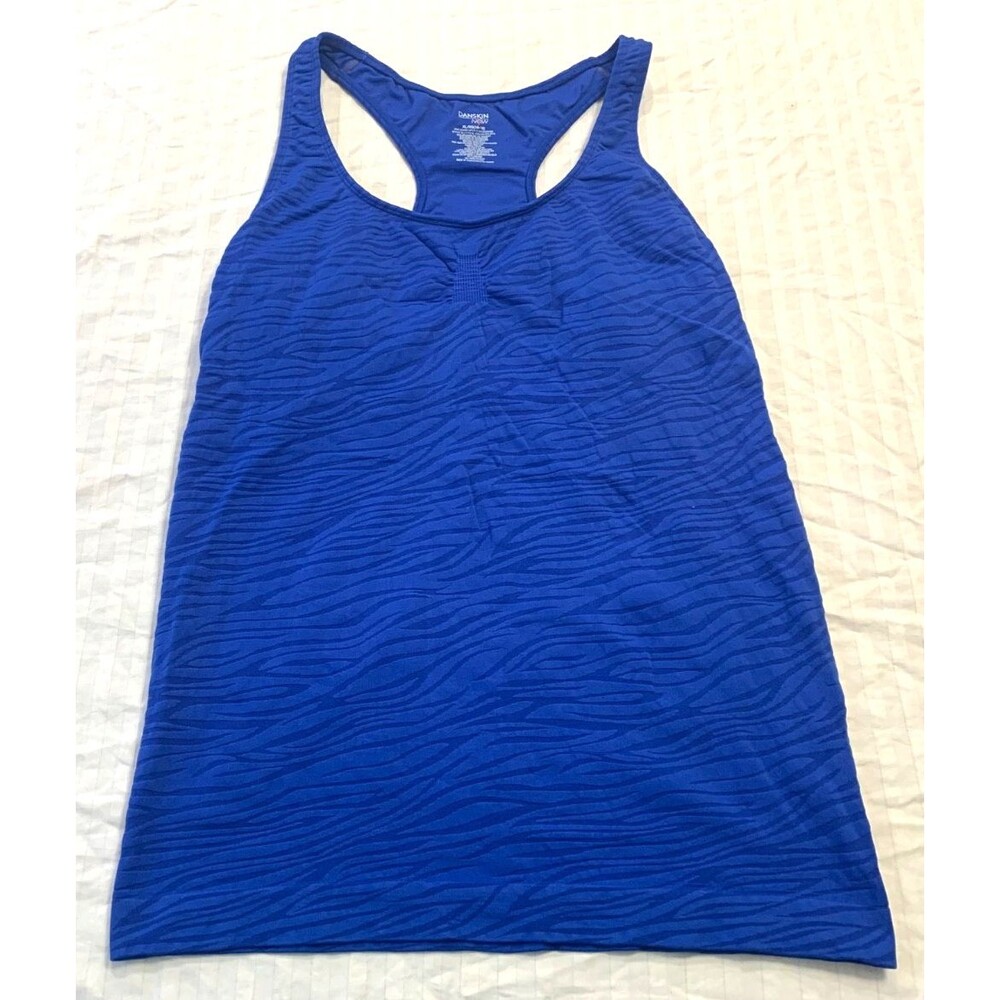 DANSKIN NOW WOMENS TANK TOP WITH BUILT BRA SIZE XL